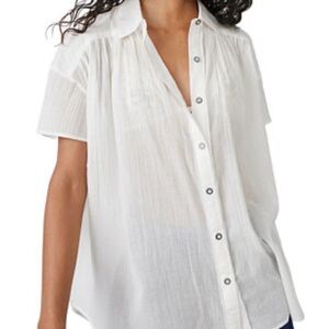 We The Cream White Button-Down Shirt
